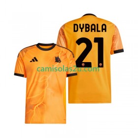 Camisolas de futebol AS Roma Dybala 21 Equipamento Alternativa 2025/26 Manga Curta